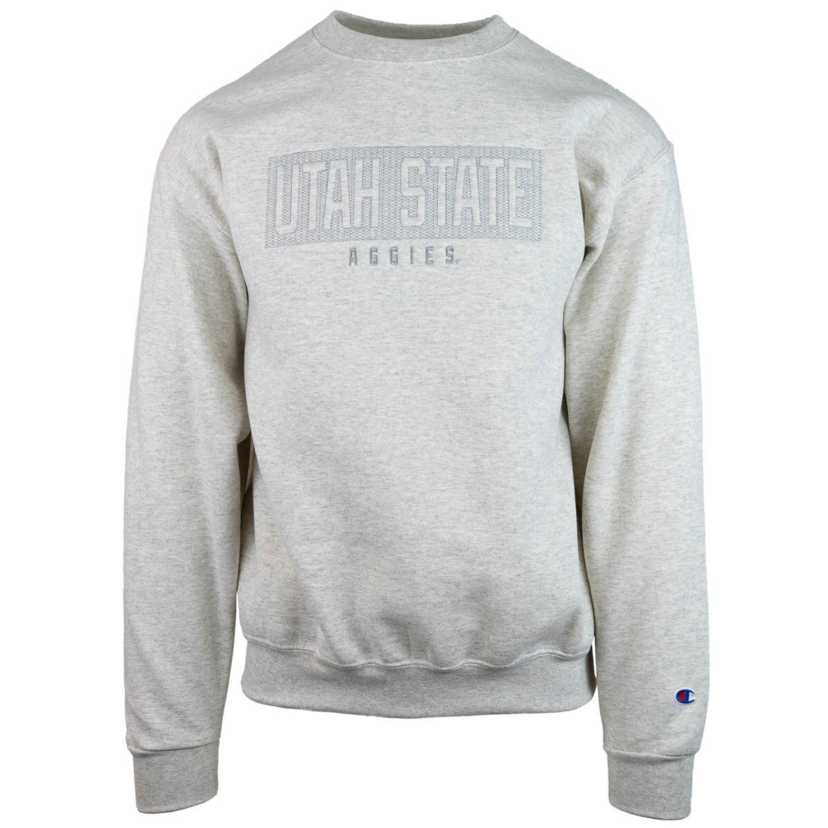Utah State Aggies Rectangle Stitch Crew Sweatshirt